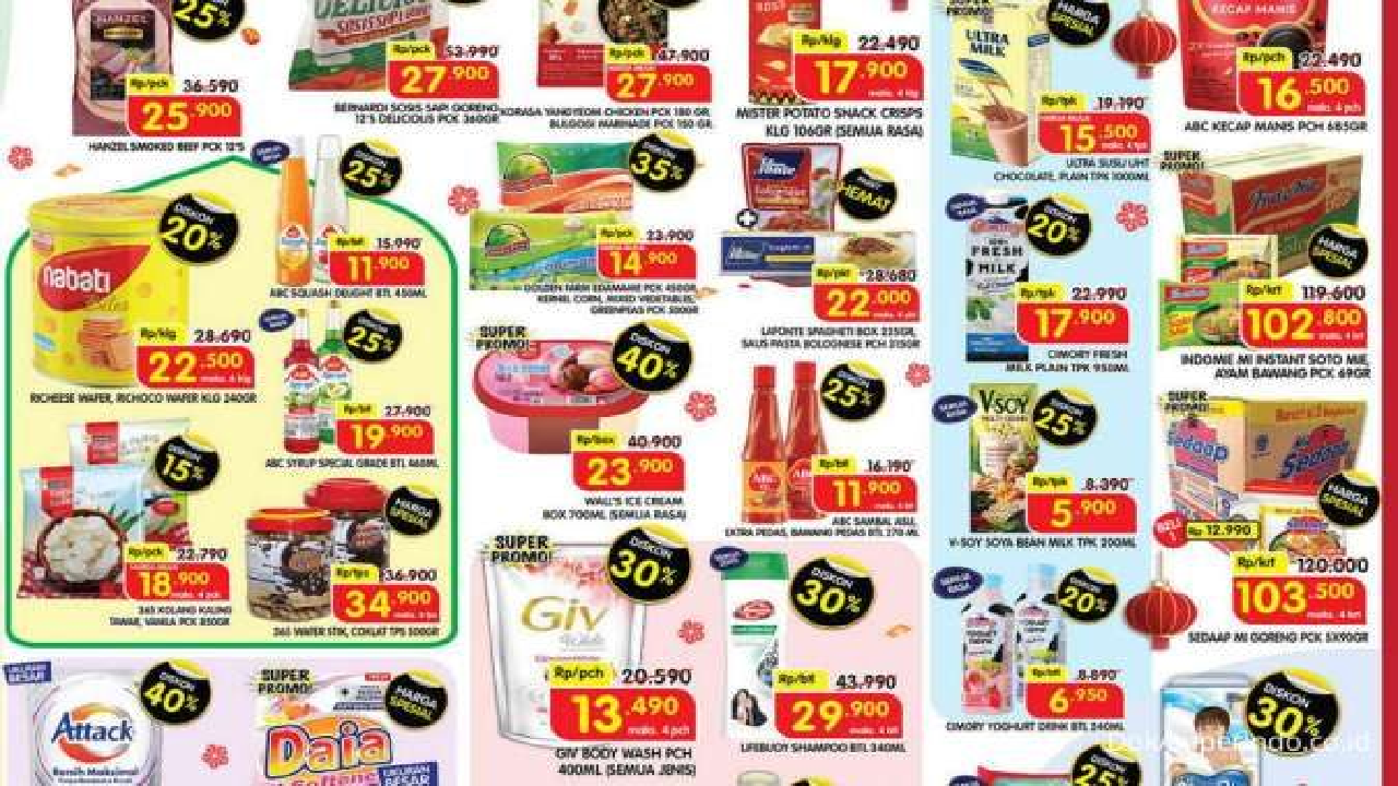 Promo Superindo Sabtu 25 Januari 2025: Belanja Indomie dan Ultra Milk Dapat Harga Super Spesial