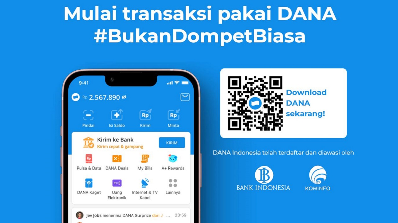 Saldo Gratis Rp 100 Ribu Siap Cair Ke Rekeningmu, Cepat Klaim Link DANA Kaget Sekarang Juga!