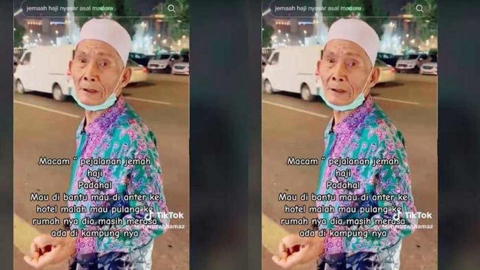 Viral! Seorang Kakek Jamaah Haji Tersesat Jalan Kaki di Mekkah: 'Sudah Pikun'