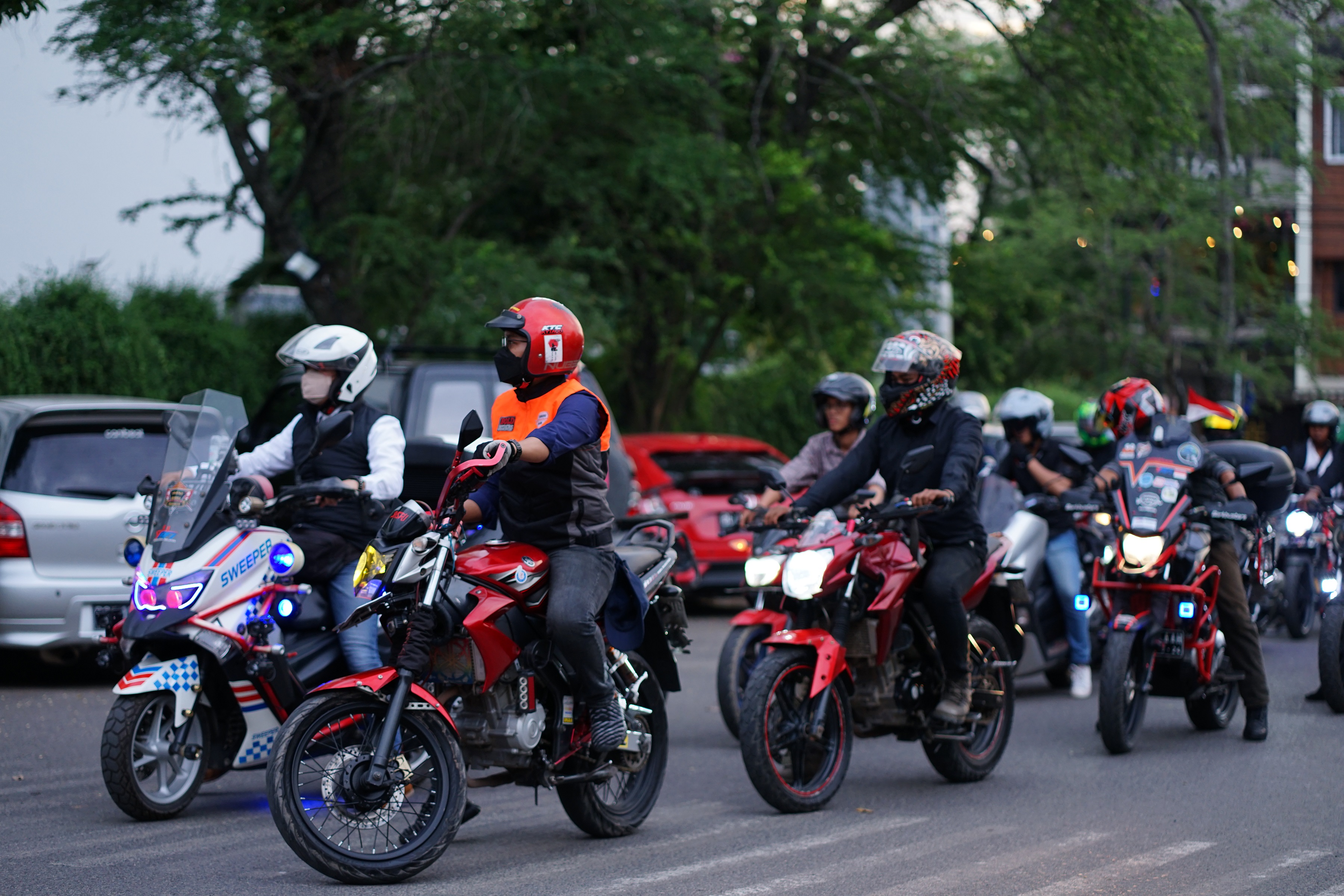 50 Bikers YRFI Palembang Sukseskan Gelaran Gathering Nasional