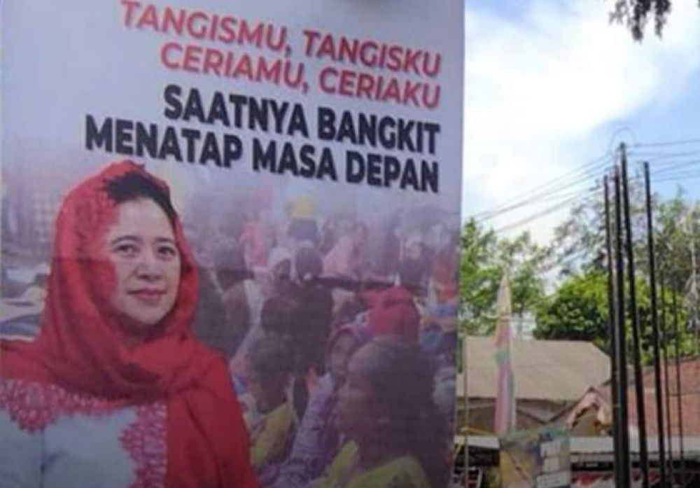 Akhirnya! Baliho Puan Maharani di Wilayah Gunung Semeru Tuai Beragam Kritik, Pengamat Sebut Puan Tak Bersimpati: Ini Iklan Politik!