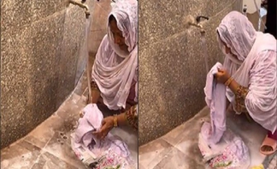 Ada-ada Saja Kelakuan Jemaah Haji Emak-emak, Cuci Baju Malah Pakai Air ZamZam