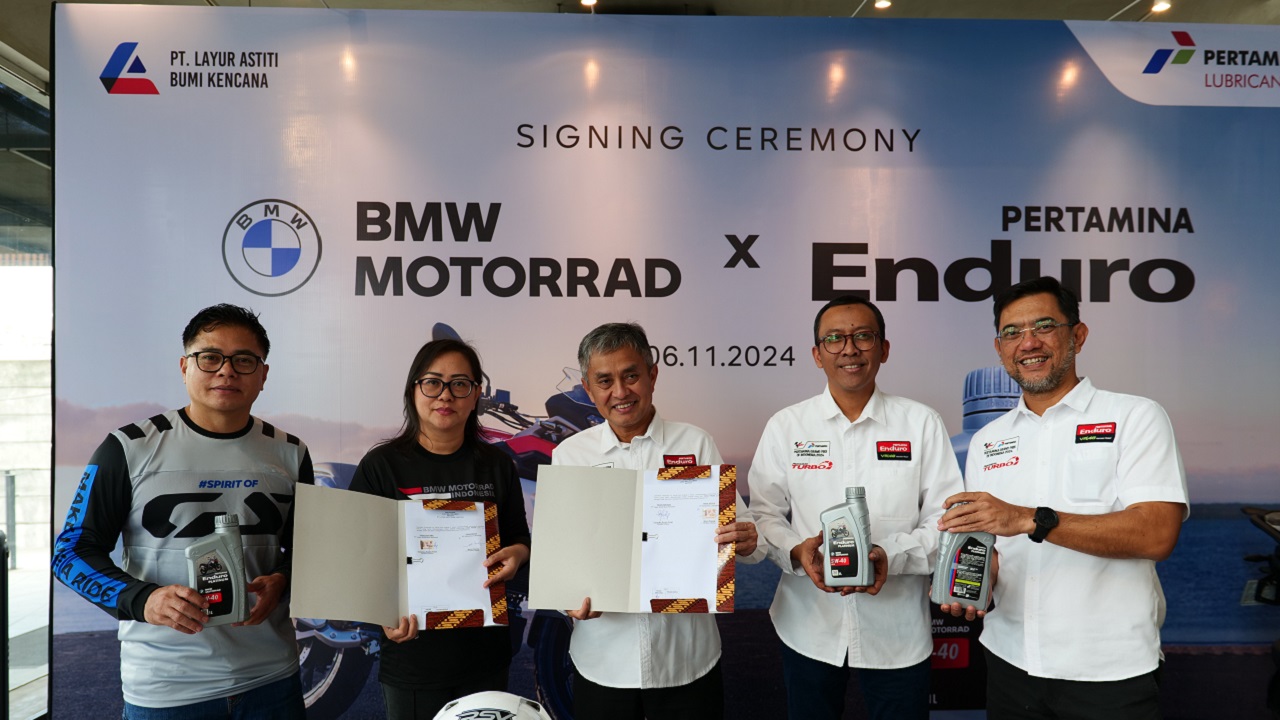 Kolaborasi Pertamina Lubricants x BMW Motorrad Indonesia, Hadirkan Pelumas Eksklusif untuk Motor BMW!