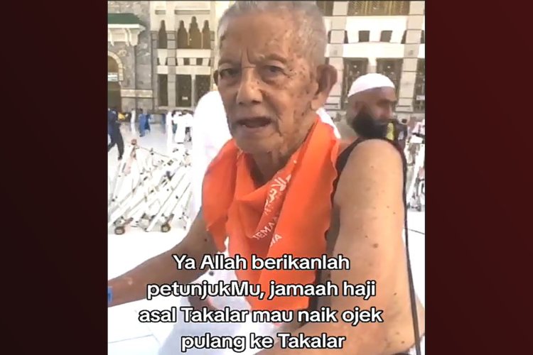 Gara-Gara Ingin Pulang dari Mekkah ke Kampungnya Naik Ojek, Seorang Calon Jemaah Haji Lansia Viral di Media Sosial! 