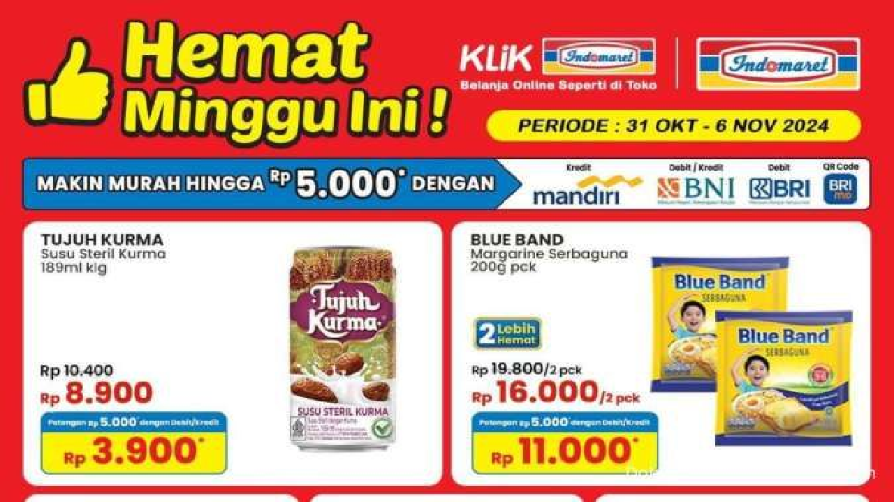 Promo Indomaret Weekday 4 November 2024: Beli Blueband Harganya Murah Banget!