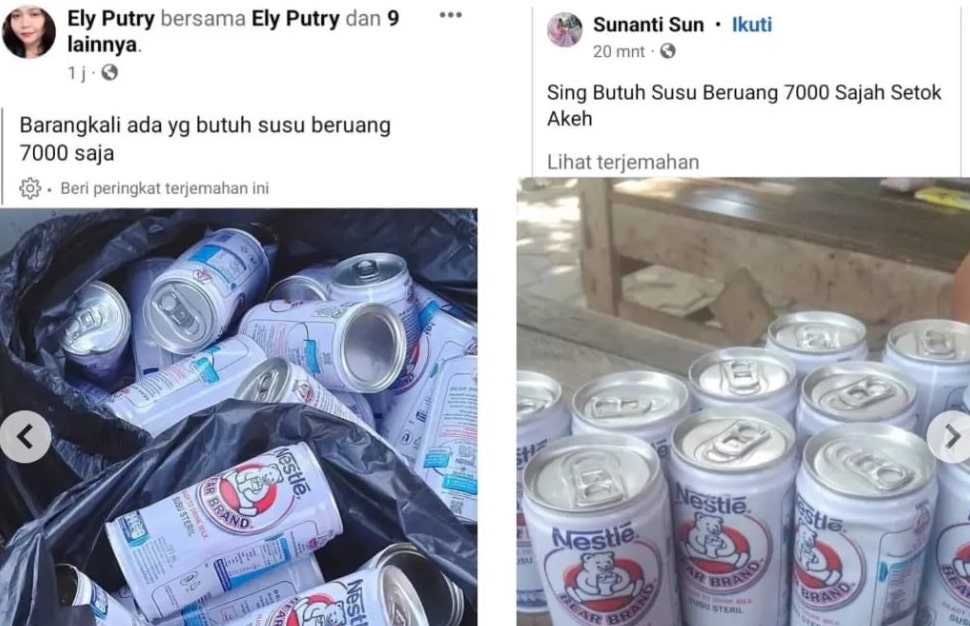 Klarifikasi Penjarahan Susu Bear Brand di Indramayu: 