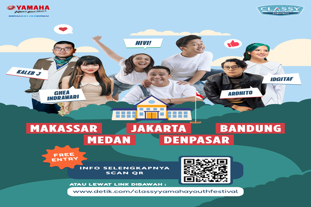 Intip Keseruan Kompetisi Antar Sekolah Bersama Classy Yamaha Youth Festival di Kota Makassar