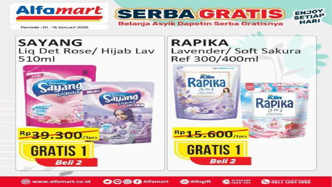 Cepat Ambil Promo Alfamart Serba Gratis, Berlaku Hingga 15 Januari 2025!