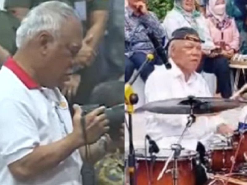 Intip 5 Potret Menteri PUPR Basuki Hadimuljono yang Punya Banyak Bakat, Mulai dari Drummer Hingga Jurnalis!