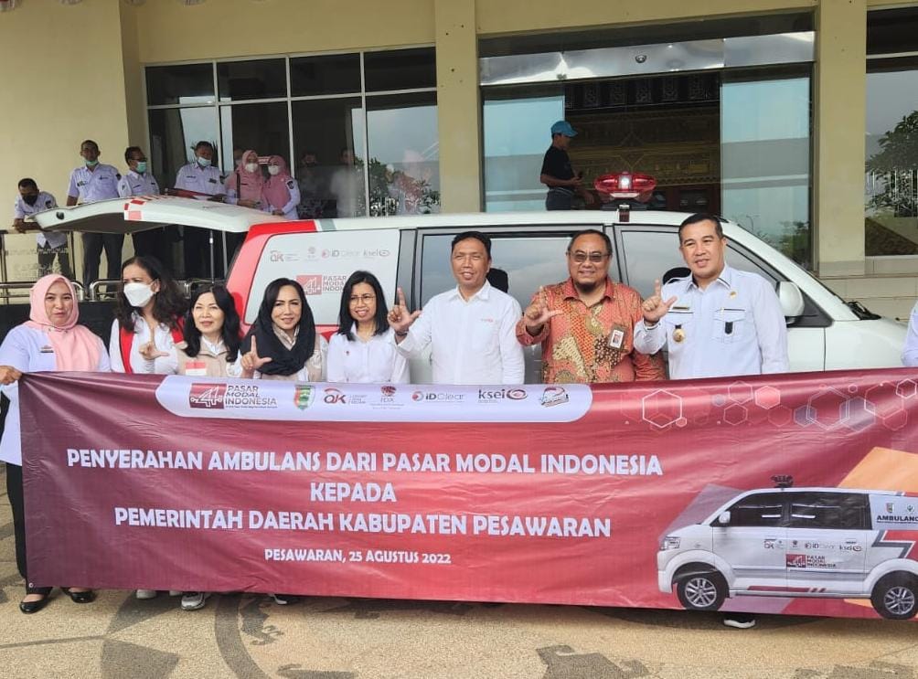 Pasar Modal Indonesia Beri Bantuan Ambulans