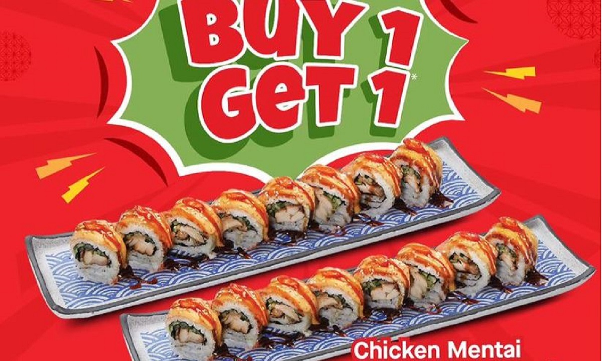 Double Happy-nya! Ichiban Sushi Beri Promo Buy 1 Get 1 untuk Pembelian Dine In dan Take Away