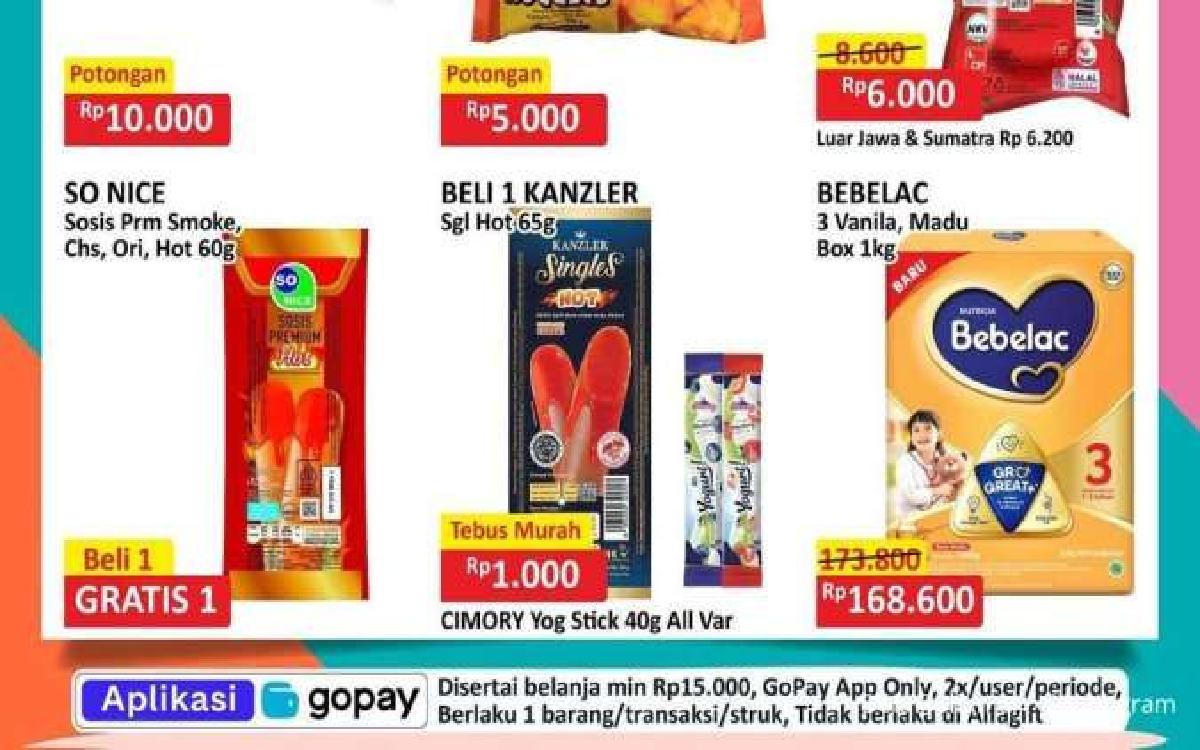 Promo Alfamart JSM 23-25 Agustus Dapatkan Sosis So Nice Beli 1 Gratis 1