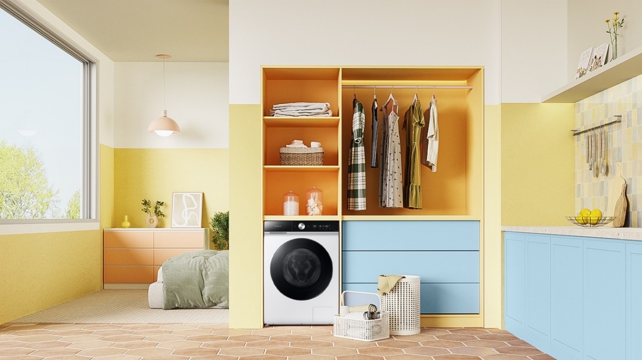 Samsung BESPOKE AI Washer and Dryer, Mencuci Pintar Saat Hujan