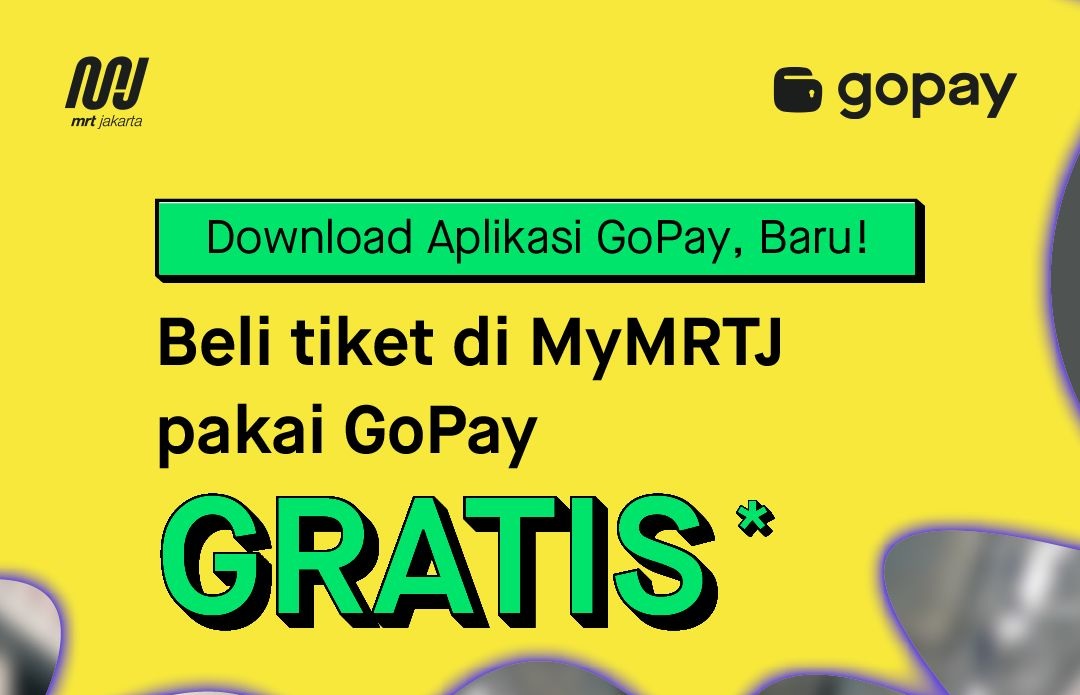 Bayar Tiket MRT Jakarta Sudah Bisa Pakai GoPay