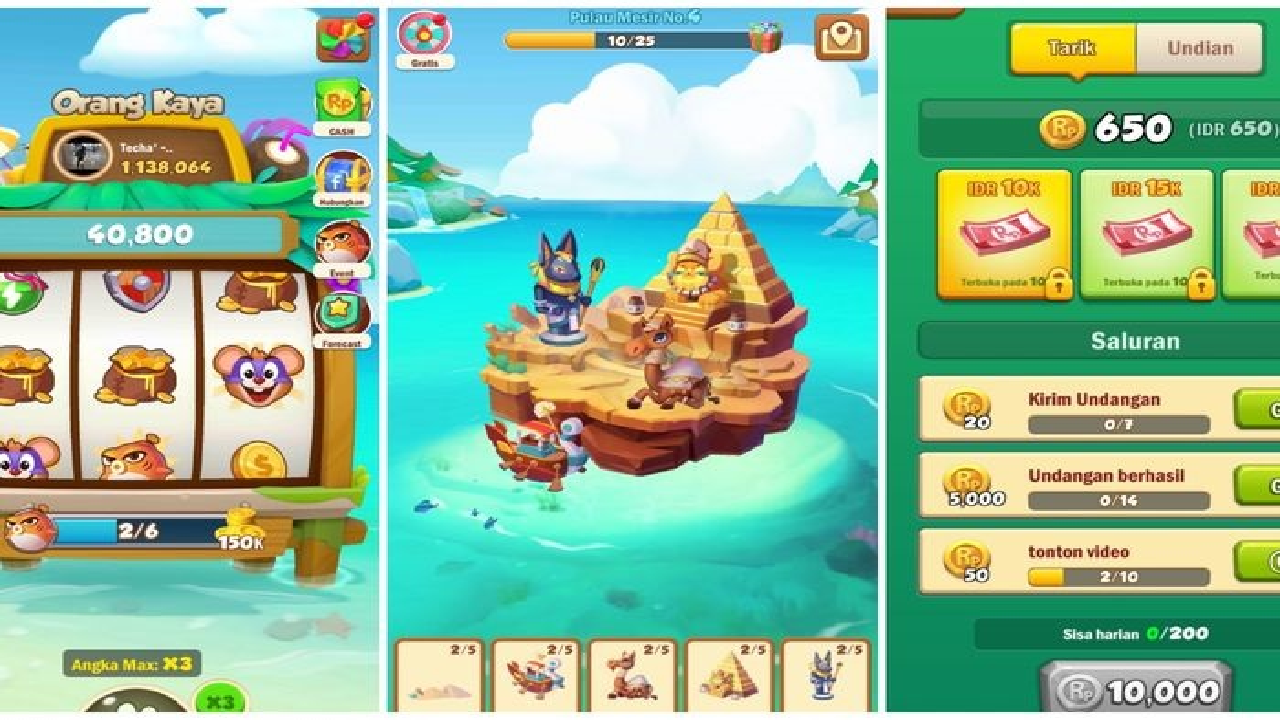 Simak Cara Main Game Island King Agar Cuan Gratis Cepat Cair