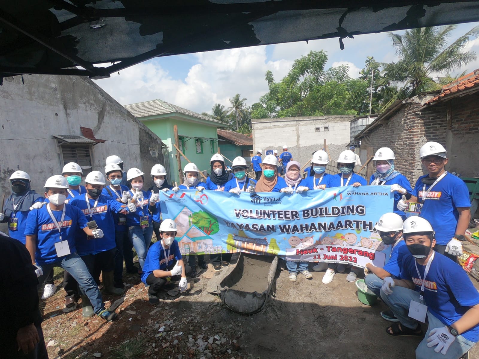 Mantap Banget, CSR Wahana Artha Group Bantu Perbaikan Rumah Warga Tidak Mampu