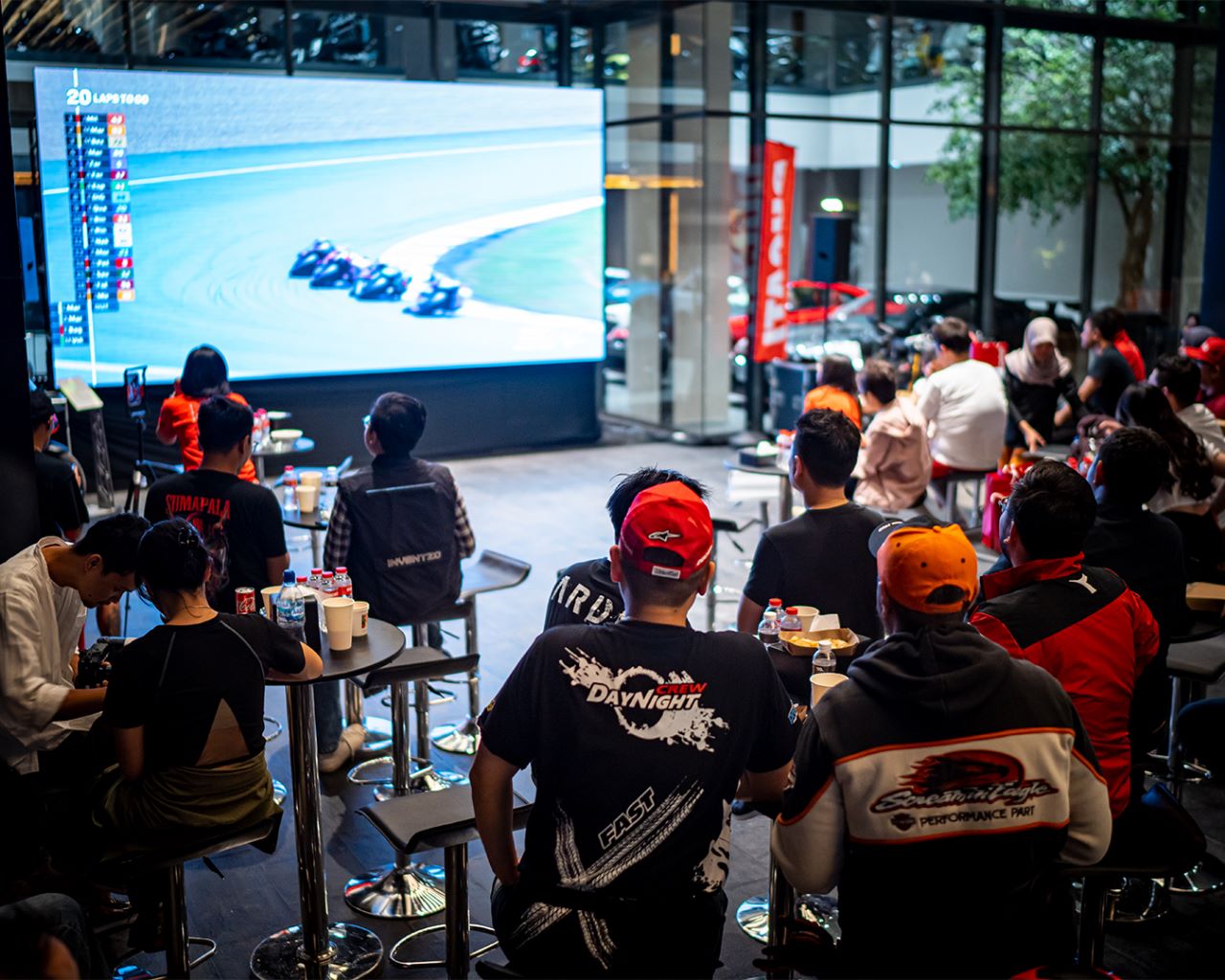Keseruan Nobar MotoGP Le Mans Bareng Ducati Indonesia