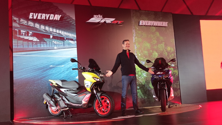 Tawarkan DNA MotoGP, Matik  Aprilia SR-GT 200 Resmi Meluncur di Indonesia