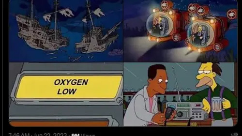 Kapal Selam Titanic Kehabisan Oksigen Ternyata Sudah Diramal dalam Kartun The Simpsons!
