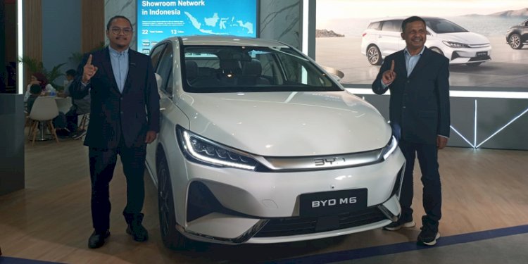 BYD M6 Diperkenalkan di GIIAS Bandung 2024, MPV Listrik Pertama untuk Keluarga Indonesia