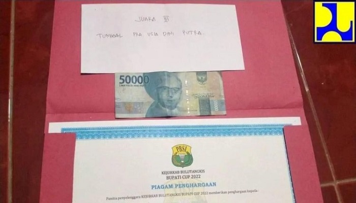 Hadiah Bulutangkis Bupati Cup Cuma Rp 50 Ribu, Ketua PBSI Kabupaten Pekalongan: Kami Minta Maaf...