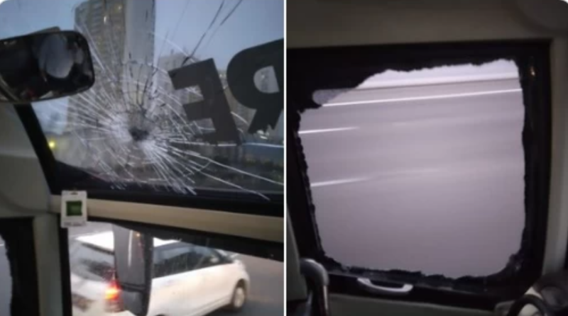 Oknum Fans Persita Lempar Batu ke Bus Pemain Persis Solo, Satu Orang Jadi Korban Usai Jarinya Terluka
