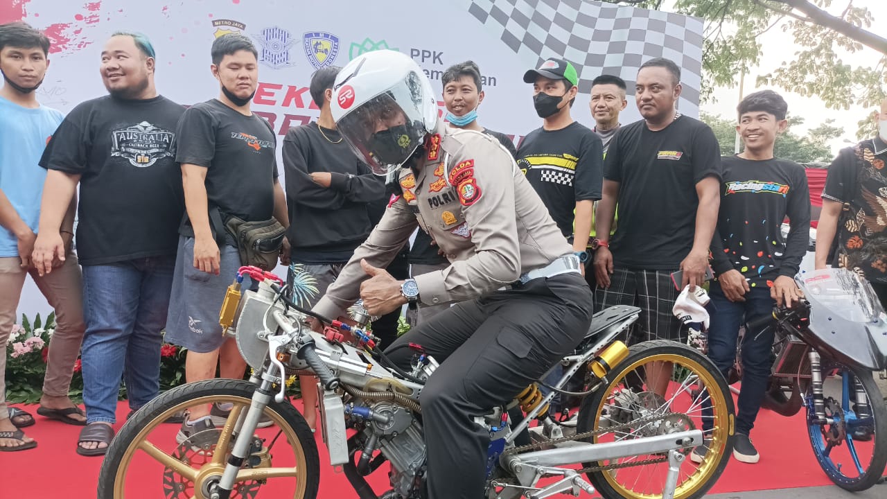 Deklarasi Stop Balap Liar Warnai Seri 4 Street Race Kemayoran
