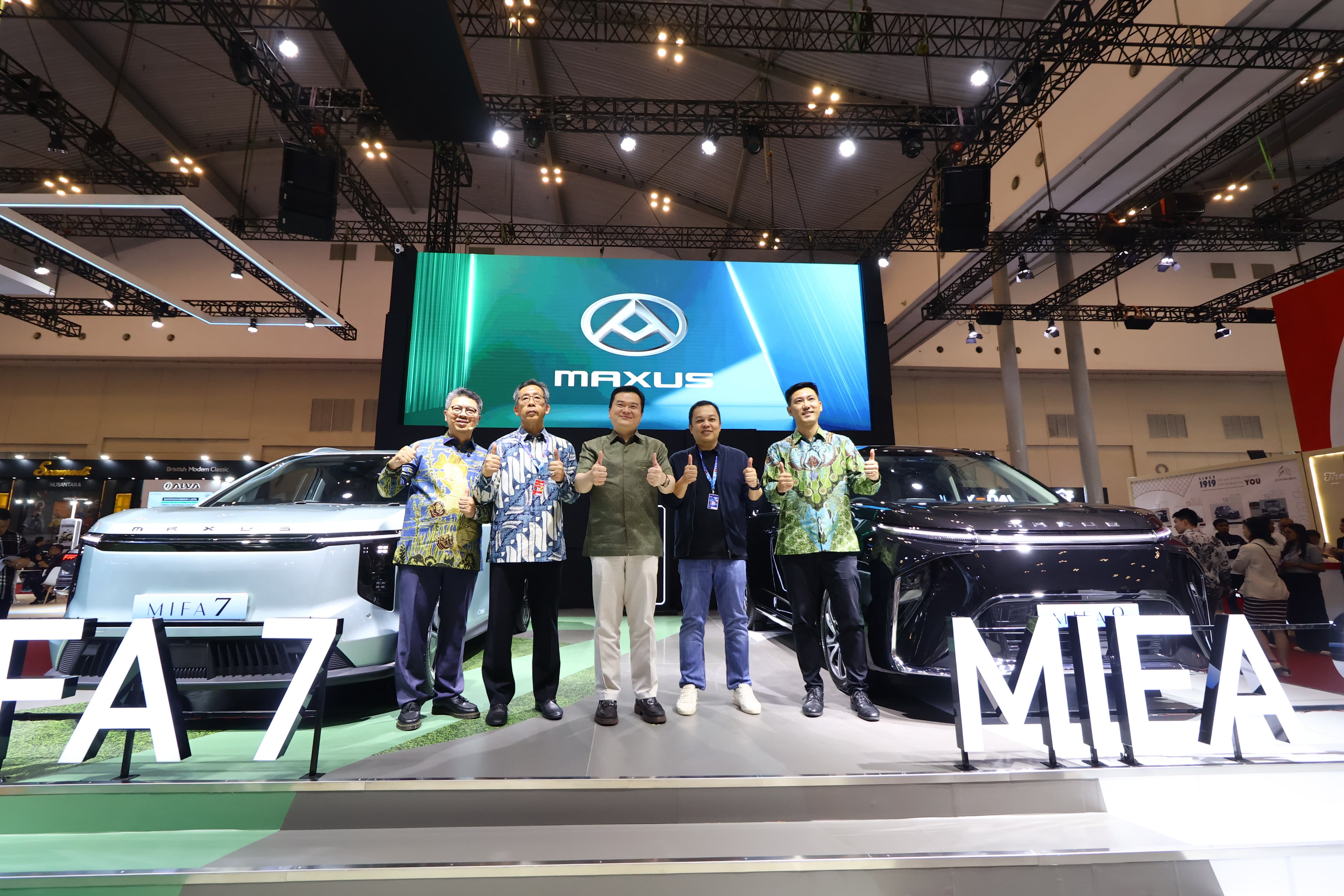 Merek Anyar Maxus Meluncurkan Dua Model MVP Listrik di Ajang GJAW 2024