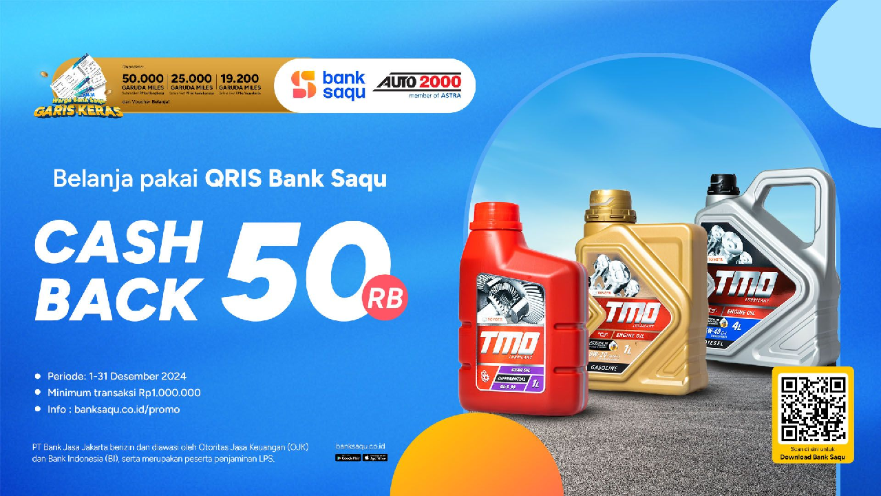 Sayangi Kendaraanmu! Ambil Promo AUTO2000 Ada Cashback Rp 50 Ribu