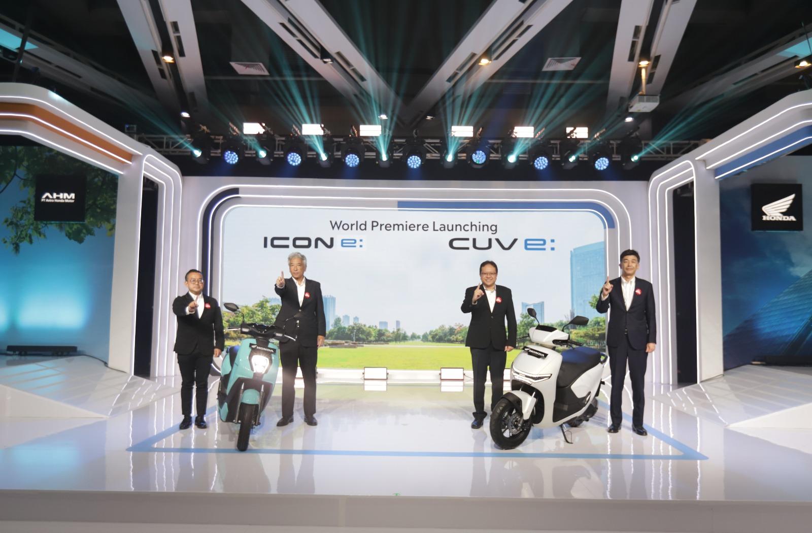 AHM Luncurkan Dua Motor Listrik Honda ICON e: dan CUV e: