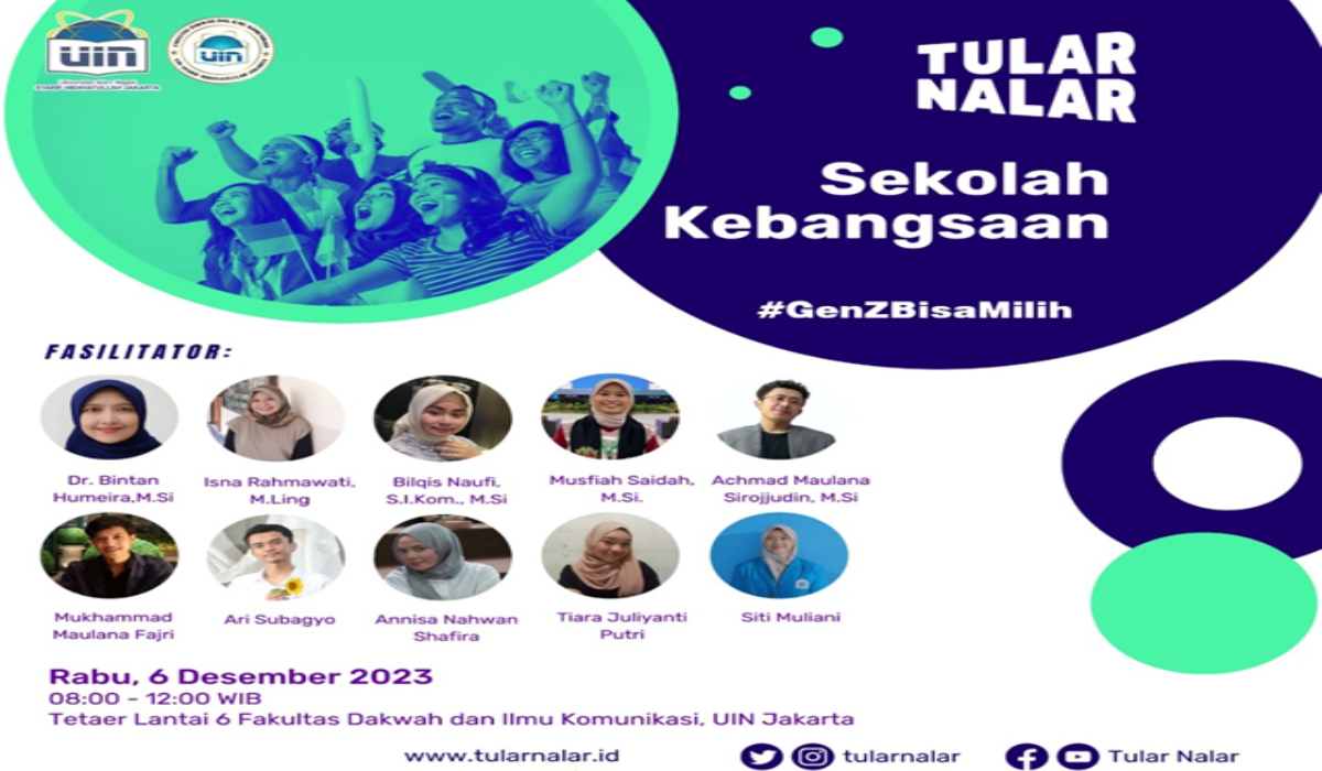 Jelang Pemilu 2024, FDIkom UIN Syarif Hidayatullah Jakarta Inisiasi Program 'Tular Nalar 4.0'