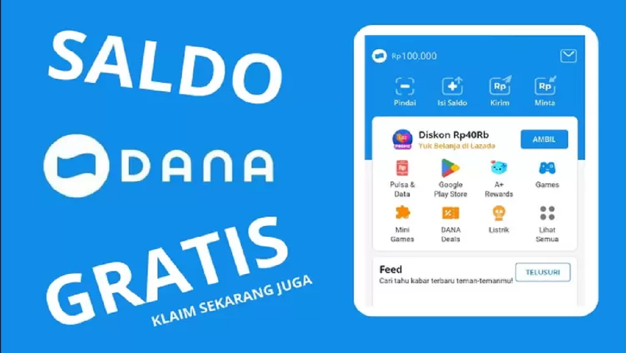 SEGERA Klaim Saldo DANA Kaget Rp 50.000, Link Spesial Khusus Hari Ini!