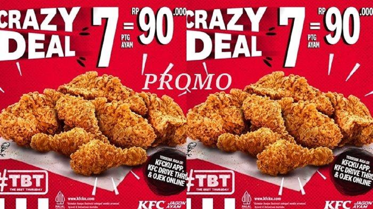 Serbu Promo KFC Spesial Hari Ini, Rp90.000 Dapat 7 Potong Ayam!