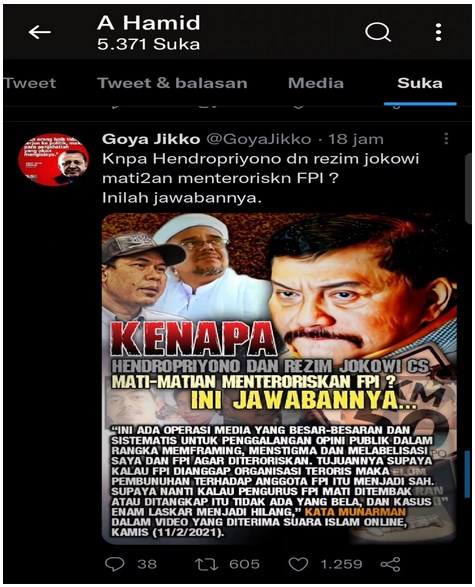 Benarkah? Akun Twitter 'Anggota TNI AD' ini Dicurigai Terpapar Radikalisme dan Oposisi Pemerintah, Beberapa Unggahannya Dijadikan Indikasi?