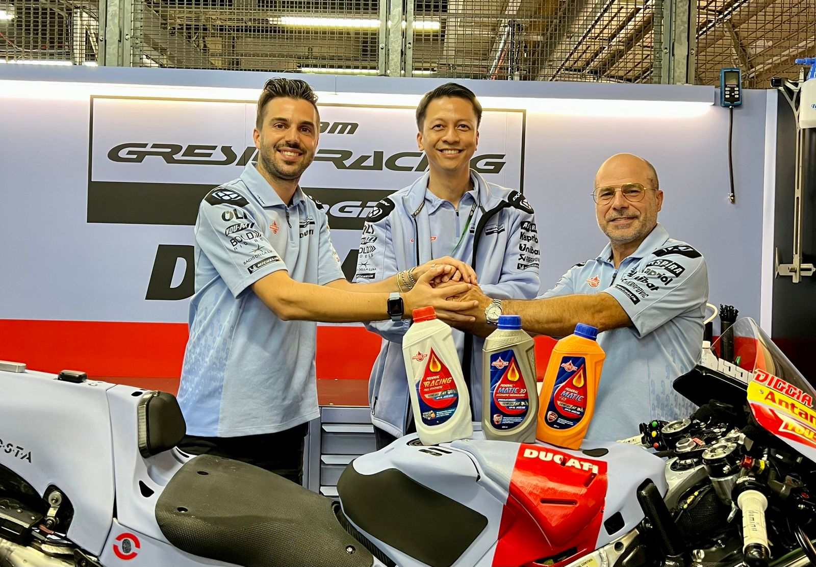 Mantap! Federal Oil Lanjut Jadi Sponsor Gresini Racing di MotoGP 2024