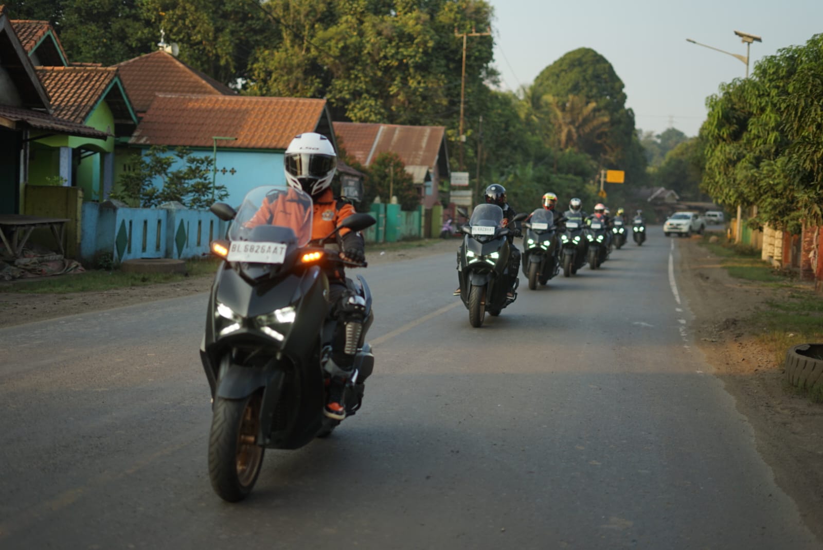 Touring Navigate to The Max: Tour de Sumatera Sukses Taklukan Trek di Sumsel