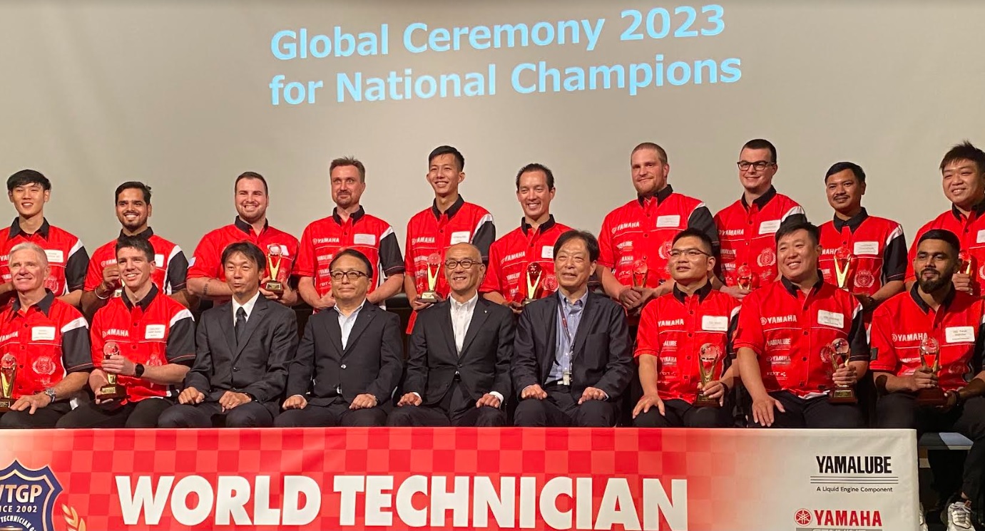 Mantap, Mekanik Yamaha Indonesia Dapat Penghargaan WTGP 2023 di Jepang