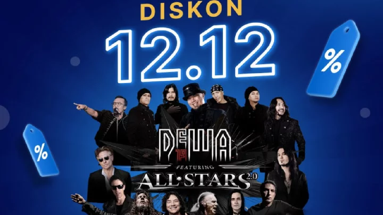 Buruan Beli! Promo 12.12 Pembelian Tiket Konser Dewa 19 All Stars 2.0: Hujan Diskon 24 Persen