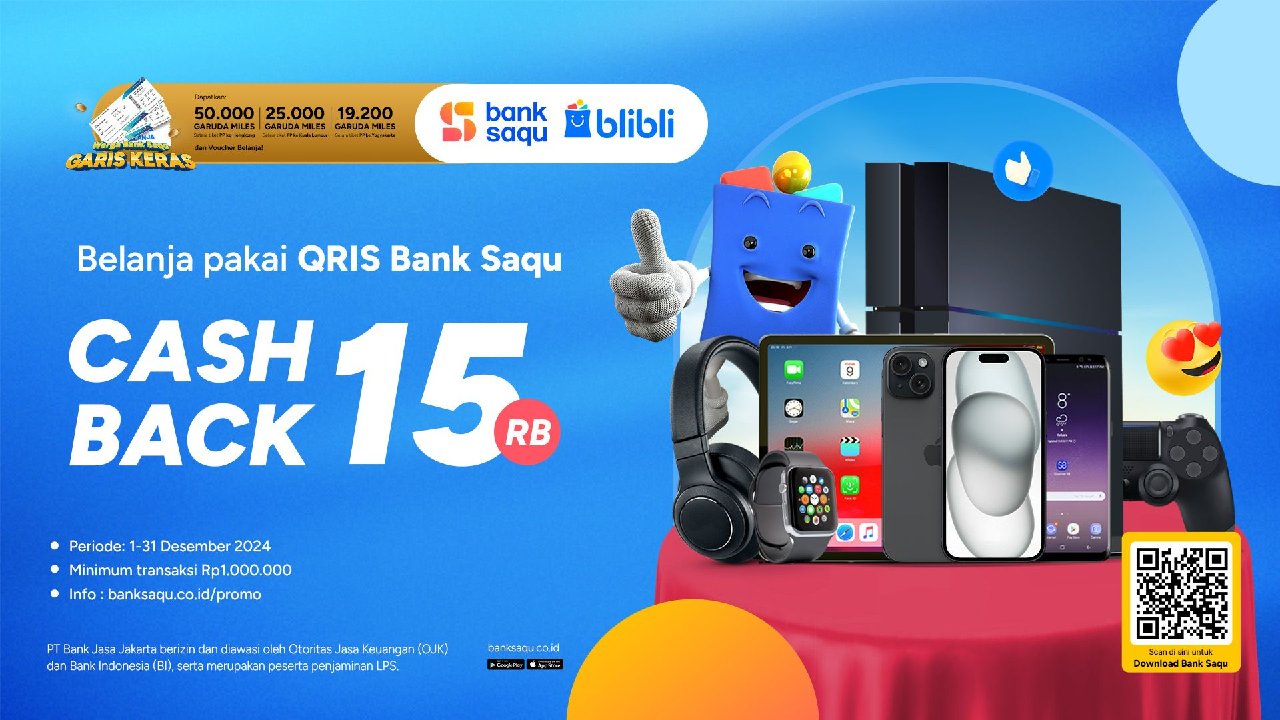 Belanja Lebih Hemat di Blibli Bisa Dapat Cashback Rp 15.000