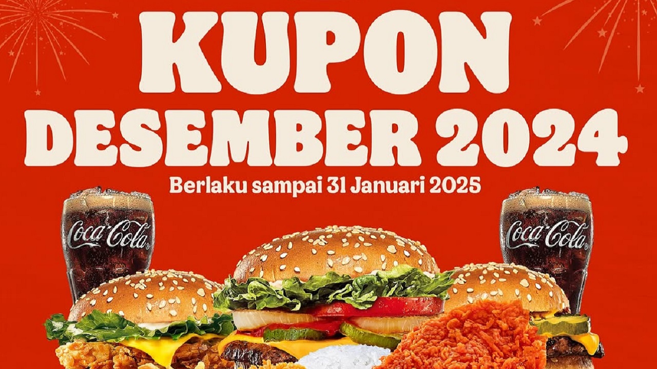 Dapatkan Diskon Spesial di Burger King dengan Voucher Kupon Desember 2024, Mulai dari Rp 5 Ribuan!