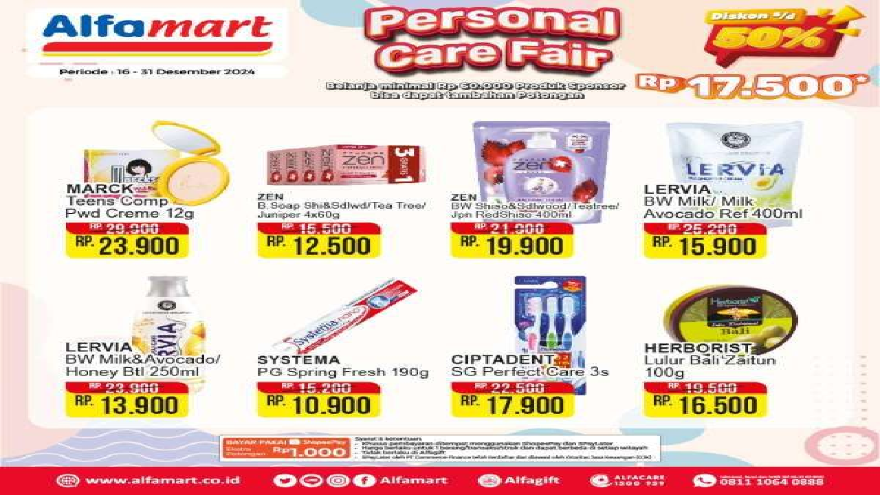 Promo Superindo, Indomaret, dan Alfamart Desember 2024: Beli Deterjen dan Sabun Mandi Harga Murah