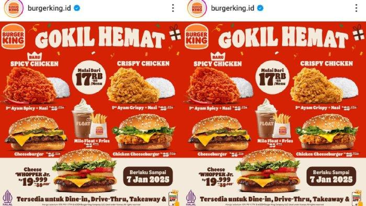 3 Promo Burger King Terbaru Januari 2025, Jangan Lewatkan!