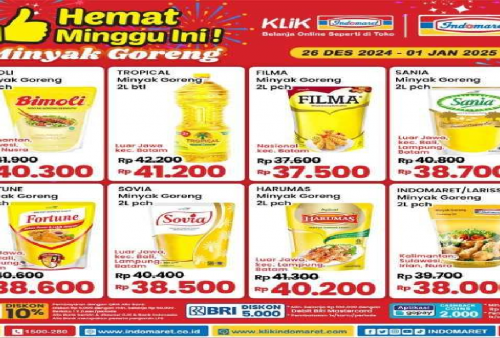 Promo Alfamart dan Indomaret Awal Tahun 2025: Beli Minyak Goreng Ada Cashback!