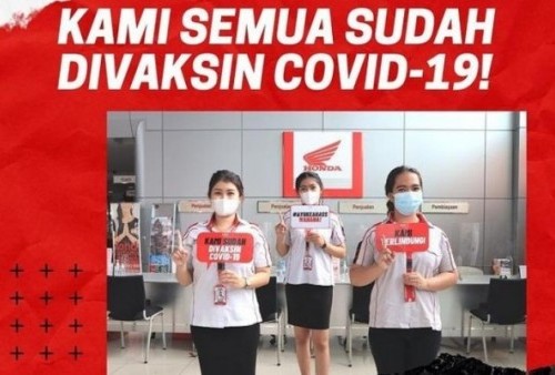 PT Wahana Makmur Sejati Pastikan Seluruh Kayawan Diler dan AHASS Jakarta Tangerang Sudah Divaksin