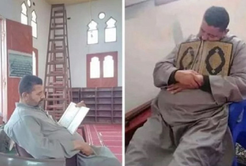 MasyaAllah, Viral Seorang Pria Meninggal Sambil Memeluk Al-Quran