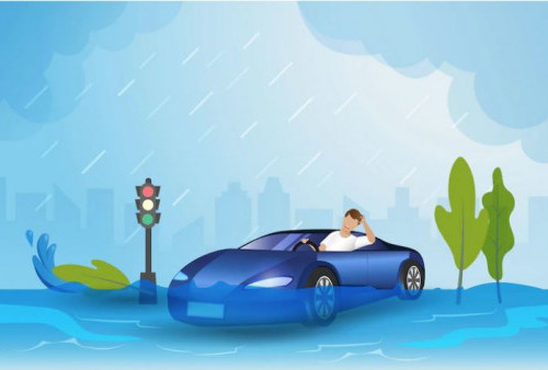Lakukan Langkah ini untuk Pertolongan Pertama Selamatkan Mobil dari Banjir 