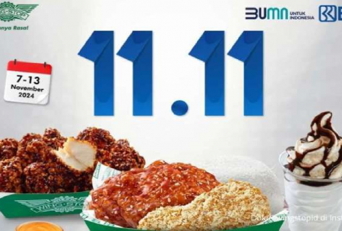 Sikat Promo 11.11 Wingstop Khusus Payment BRI, Berlangsung Hingga 13 November 2024!