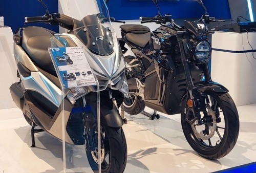 Rakata Kenalkan Dua Motor Listrik di PEVS 2022, Mirip Model Pabrikan Jepang