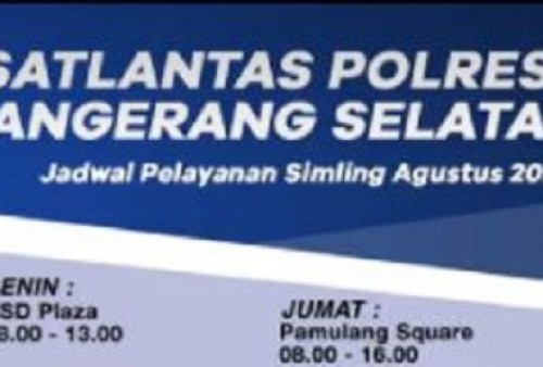 Jadwal SIM Keliling di Tangerang Selatan Hari Ini, Sabtu 7 Agustus 2021