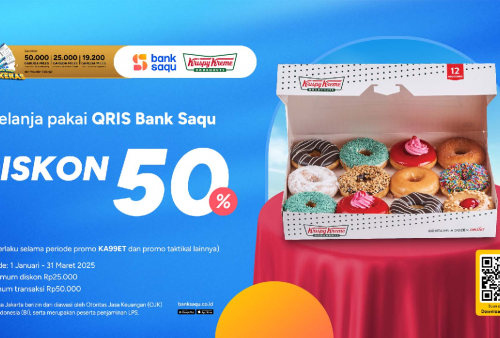 Promo Terbaru Krispy Kreme 1 Januari 2025, Diskon 50 Persen Cuy!